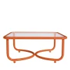 Locus Solus Orange Low Table by Gae Aulenti