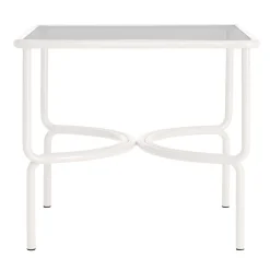 Locus Solus White Bistro Table by Gae Aulenti