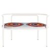 Locus Solus White Loveseat by Gae Aulenti