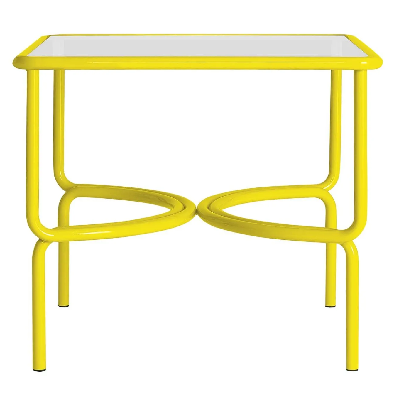 Locus Solus Yellow Bistro Table by Gae Aulenti