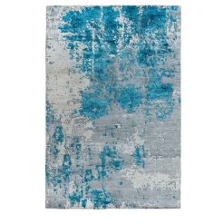 LOFT 178A Blue Bamboo Silk Rug