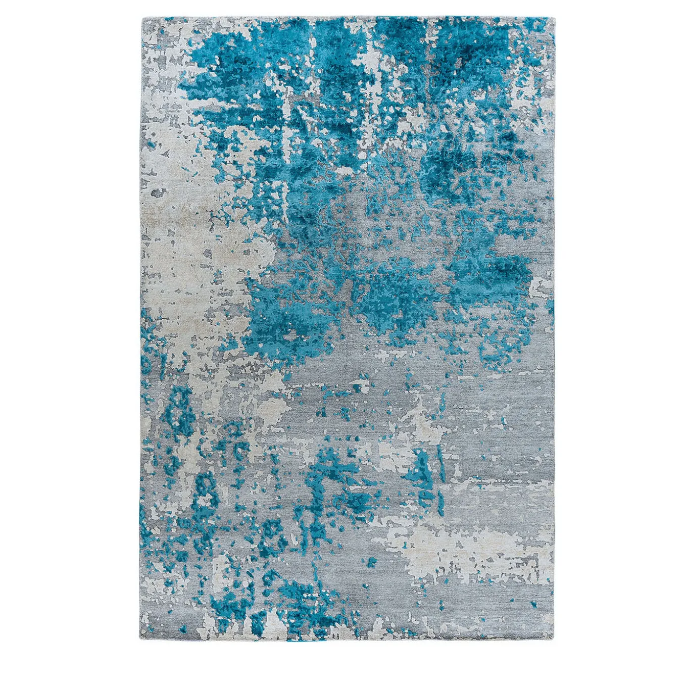 LOFT 178A Blue Bamboo Silk Rug
