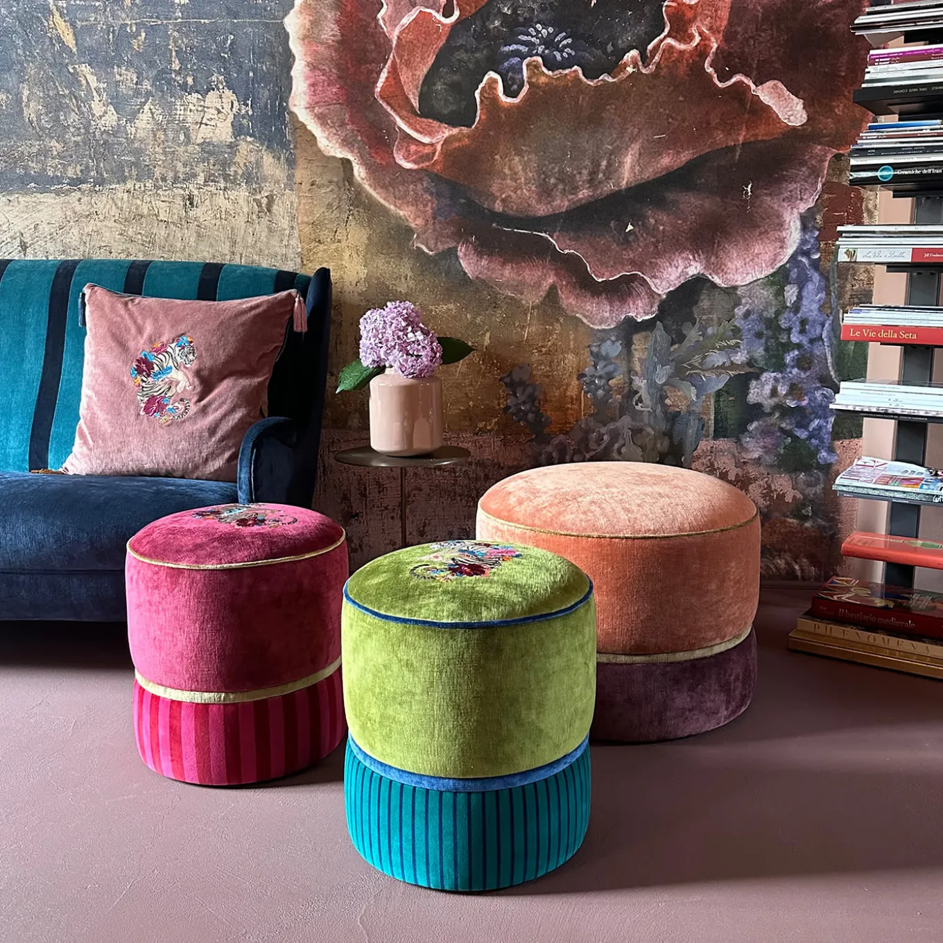 Lollipouf Orange Pouf