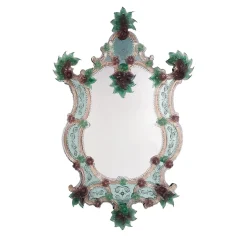 London Venetian Wall Mirror in Murano Glass