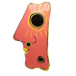 Look at Me Mirror M Pink by Gaetano Pesce