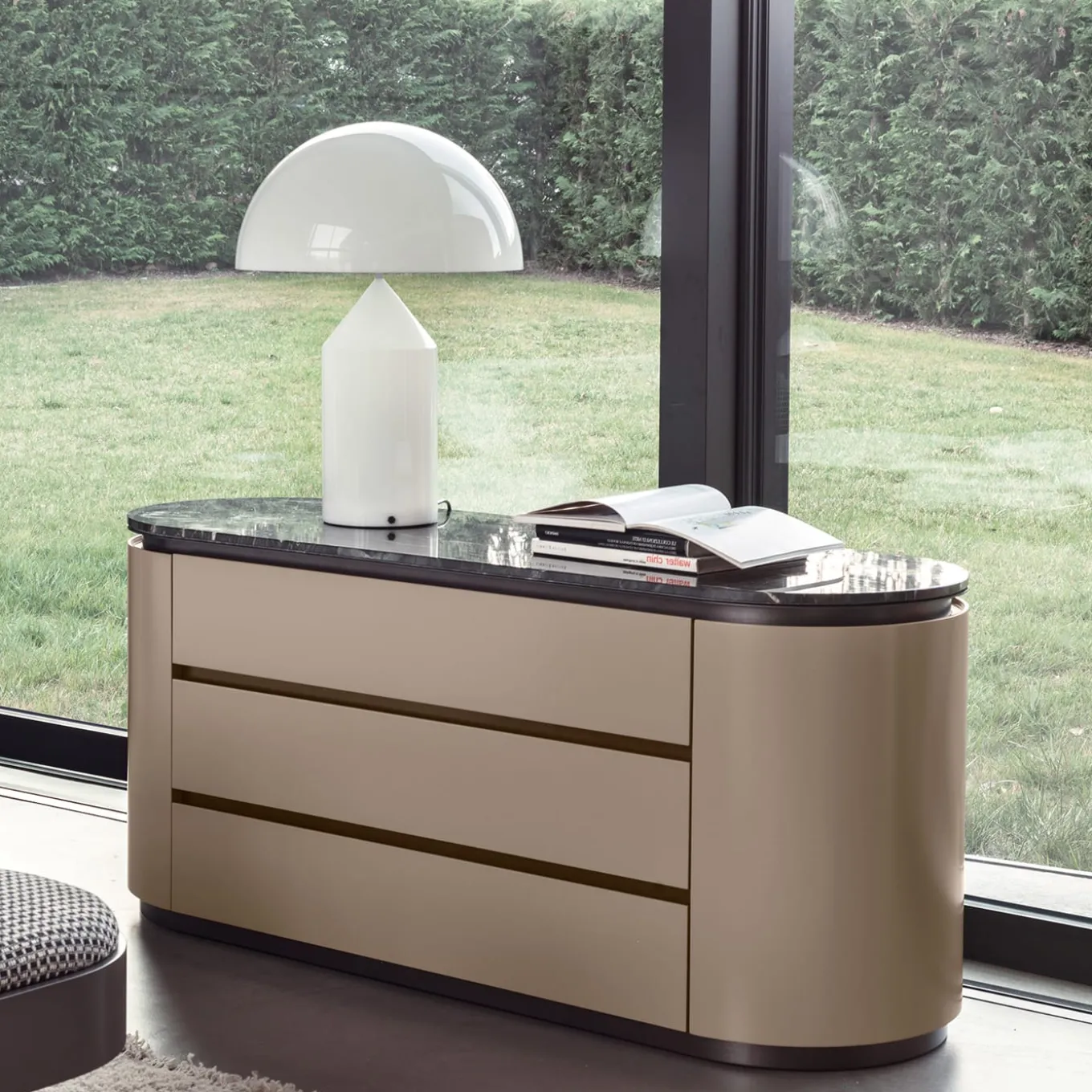 Loop Dresser with Marble Top