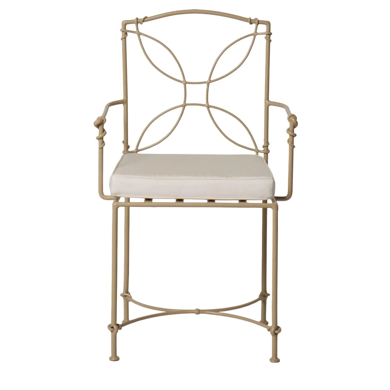 Lotus Iron Outdoor Armchair