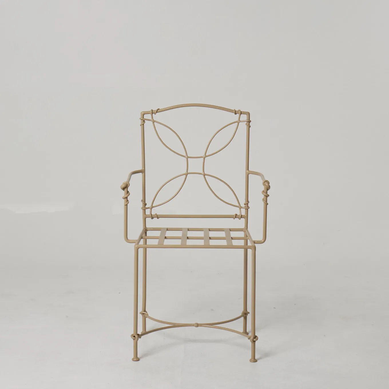 Lotus Iron Outdoor Armchair