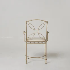 Lotus Iron Outdoor Armchair