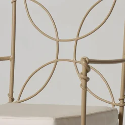 Lotus Iron Outdoor Armchair