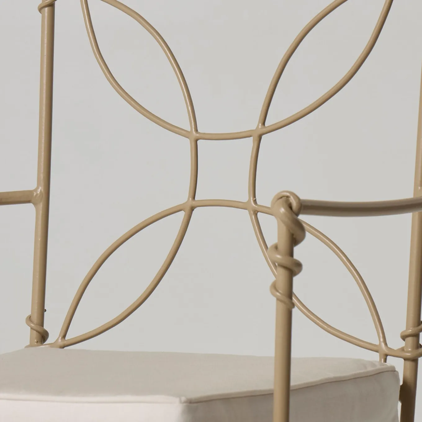 Lotus Iron Outdoor Armchair