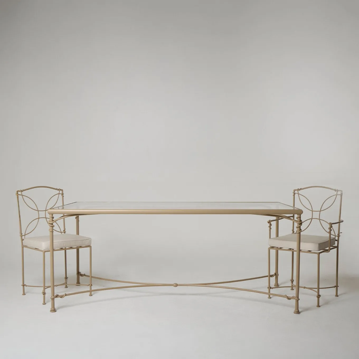 Lotus Iron Outdoor Chair