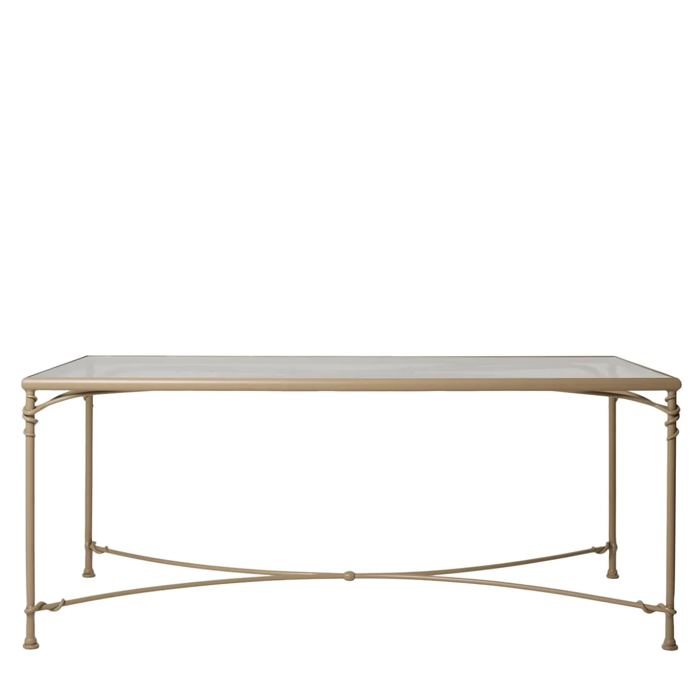 Lotus Iron Outdoor Dining Table