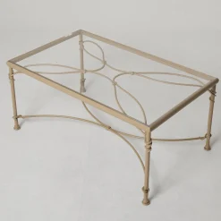 Lotus Iron Outdoor Low Table