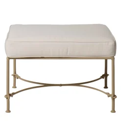 Lotus Iron Outdoor Pouf