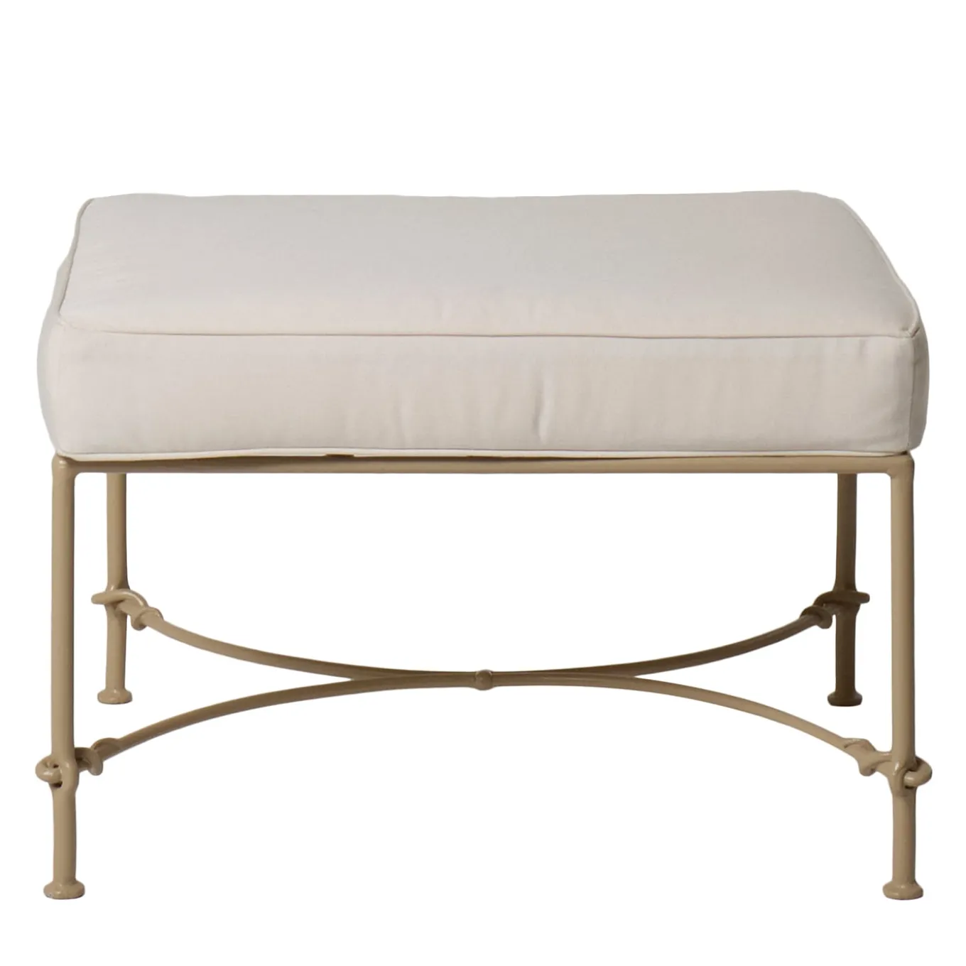 Lotus Iron Outdoor Pouf