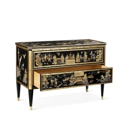 Louis XVI dresser with Hand-Painted Decorations 8708