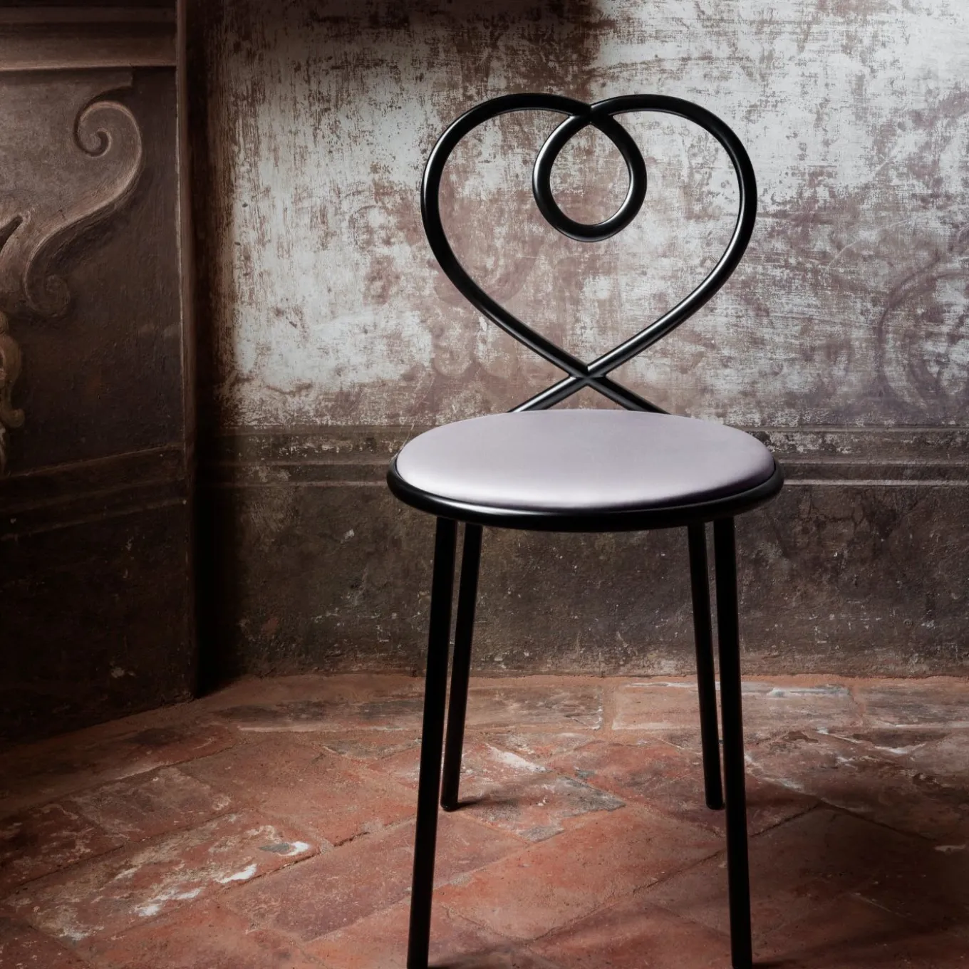 Love Black Chair by Nika Zupanc