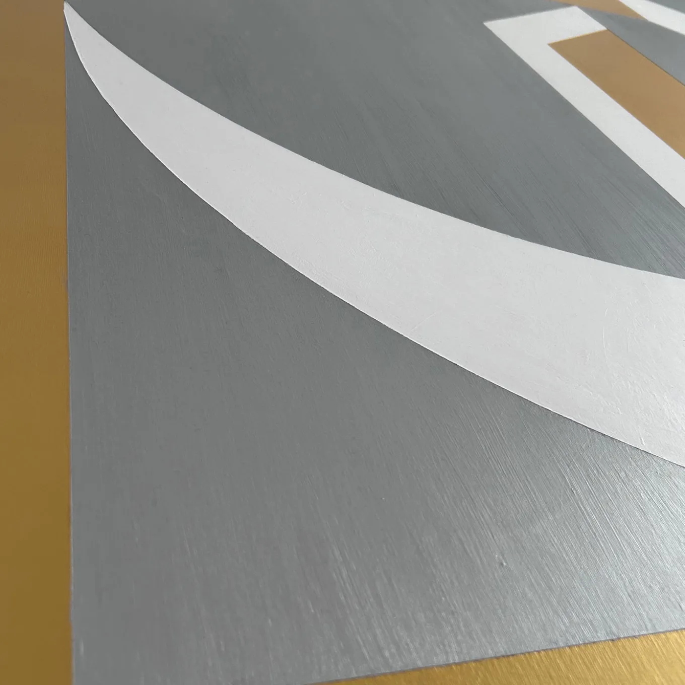 Love Silver Octagonal Decorative Panel