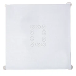 Luci d'Artista White & Orange Linen Tablecloth