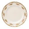 Lucia Set of 2 White & Gold Dessert Plates