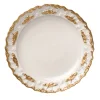 Lucia Set of 2 White & Gold Bread Plates