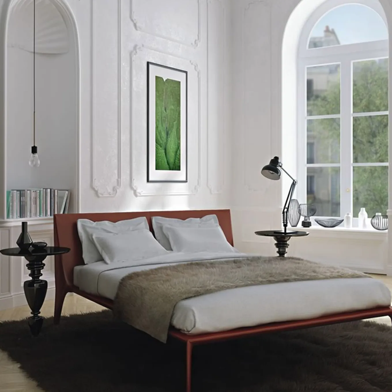 Lucrezia Bed by Alberto Colzani