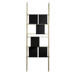 Ludo Brass Bookcase by Filippo Montaina