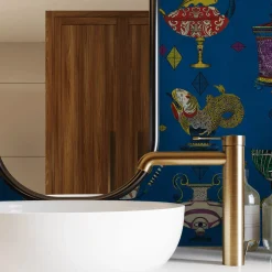 Ludovica Blu Elettrico Wallpaper