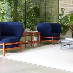 Luftballon Orange & Blue Lounge Chair