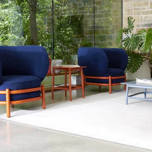 Luftballon Orange & Blue Lounge Chair