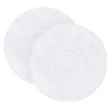 Luminaria Set of 2 Round White Placemats