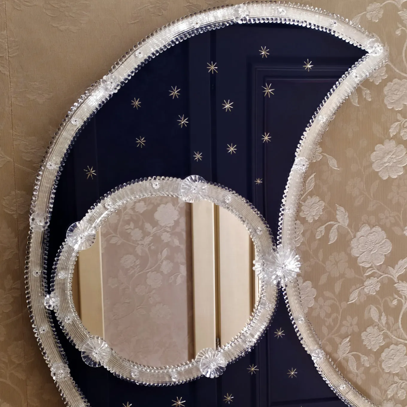 Luna Murano Glass Mirror