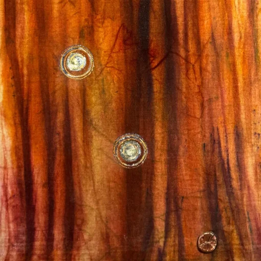 Lunare Brown Velvet Hand-Painted Tapestry
