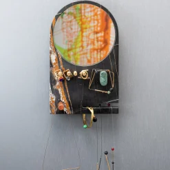 Lunatico Sahara Noir Jewelry Stand With Mirror by Cecilia Alemagna