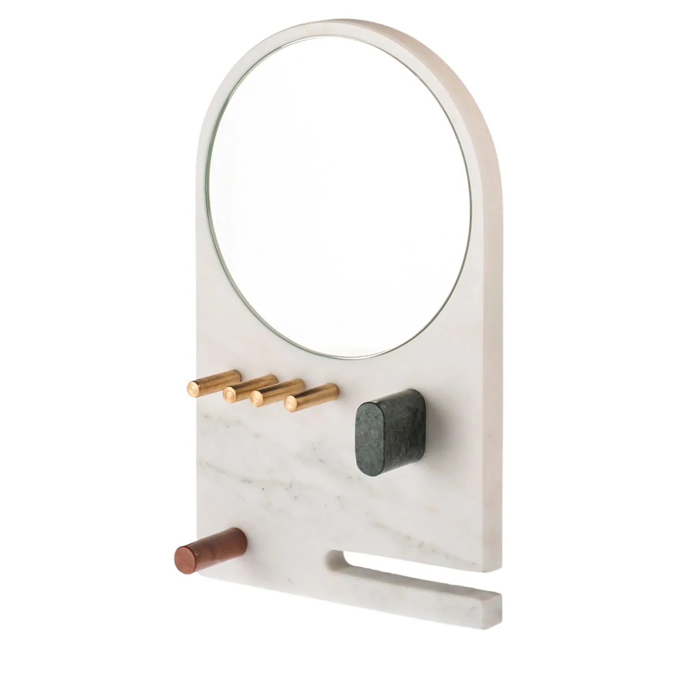 Lunatico White Carrara Jewelry Stand by Cecilia Alemagna