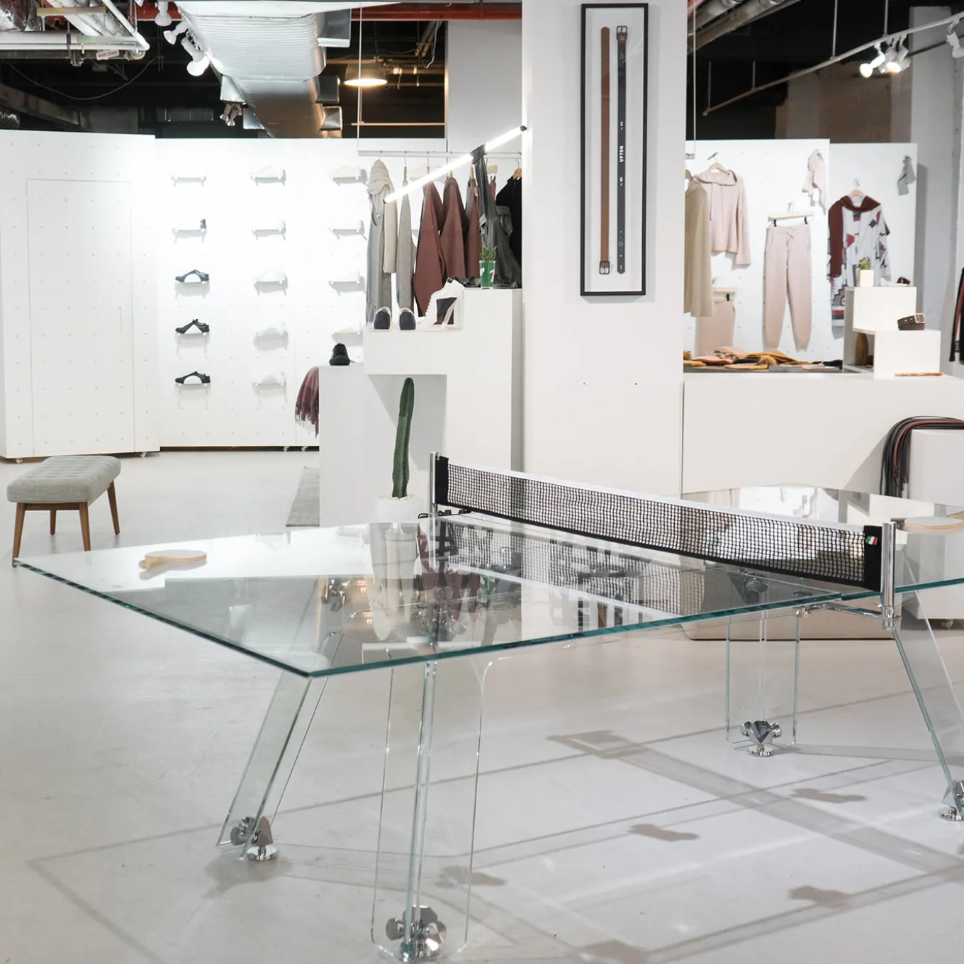 Lungolinea Chrome Edition Ping-Pong Table