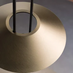 Luppiter S 1 Matte Black And Galvanized Metal Pendant Lamp