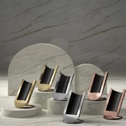 Luxury Hammered Gold-Plated Brass Wine Chiller by Itamar Harari