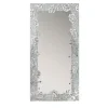 Lysiane Rectangular Silver Wall Mirror
