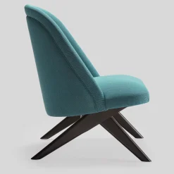 Macao Cerulean Lounge Armchair by Studio Livoni