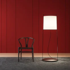 Macao White Large Floor Lamp by Corrado Dotti