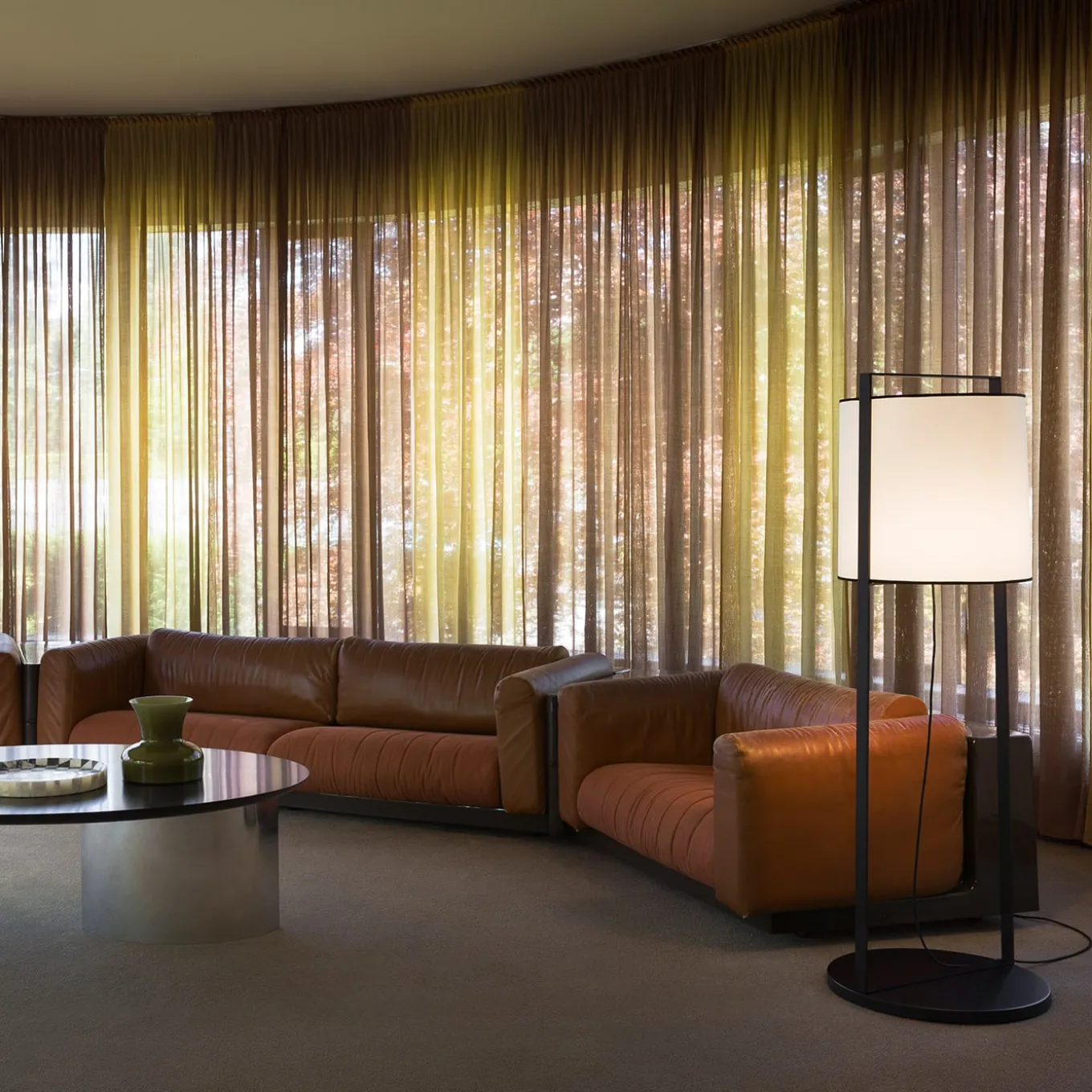 Macao White Large Floor Lamp by Corrado Dotti