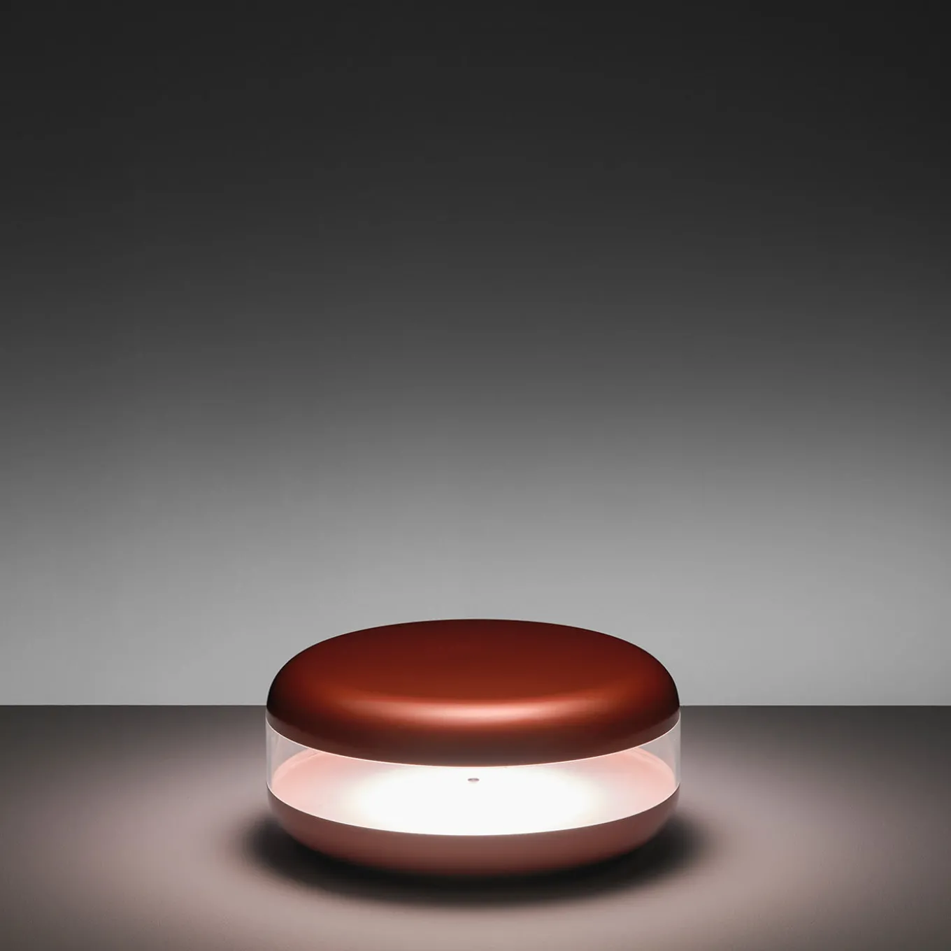 Macaron Red Table Lamp by Parisotto + Formenton
