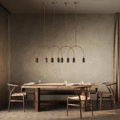 Madame 2-Lights Black Pendant Lamp