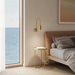 Madame Natural Brass Wall Lamp