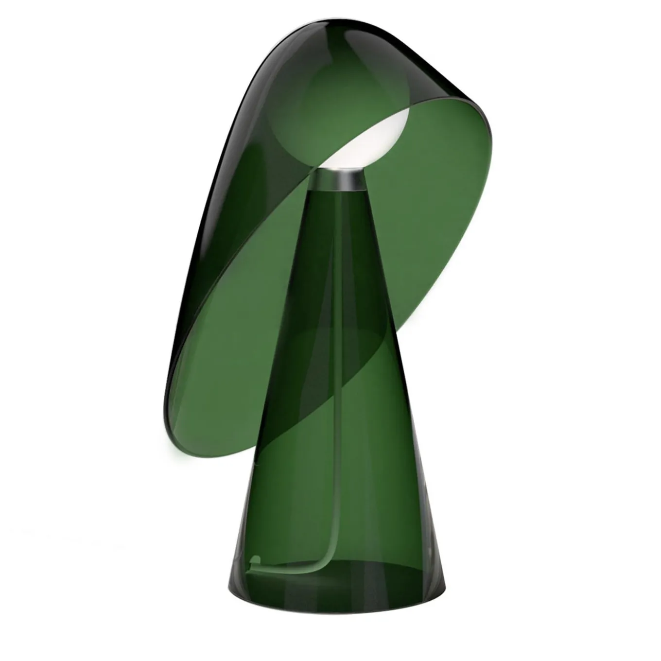 Mademoiselle Green Glass Table Lamp by Quaglio Simonelli