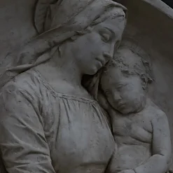 Madonna con Bambino Round Low Relief