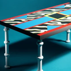 Madras Table by Nathalie Du Pasquier - Memphis Milano