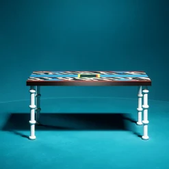Madras Table by Nathalie Du Pasquier - Memphis Milano